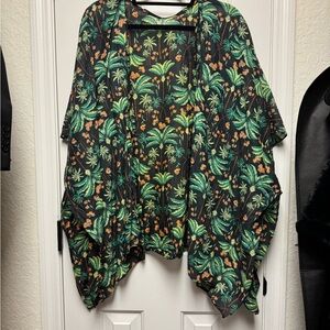 Old Navy Tropical Print Kimono